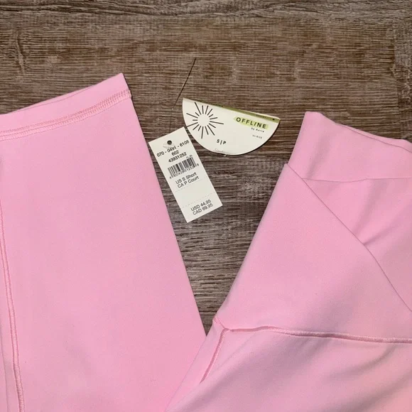 OFFLINE By Aerie Real Me High Waisted Crossover Legging color club pink - Picture 7 of 7